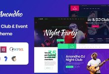Photo of [Download-S2] Anondho v1.0 - Night Club & Event WordPress Theme