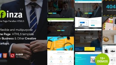 Photo of [Download-S2] Finza v1.1 - One Page Parallax