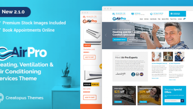 Photo of [Download-S2] AirPro v2.5.2 - Heating and Air conditioning Theme