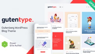Photo of [Download-S2] Gutentype v1.9.2 - 100% Gutenberg WordPress Theme
