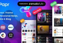 Photo of [Download-S2] News Magazine Papr v1.2.4 - News Magazine WordPress Theme