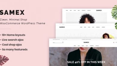 Photo of [Download-S2] Samex v1.4 - Clean, Minimal Shop WooCommerce WordPress Theme