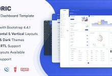 Photo of [Download-S2] Xoric v1.0 - Admin & Dashboard Template
