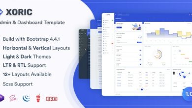 Photo of [Download-S2] Xoric v1.0 - Admin & Dashboard Template