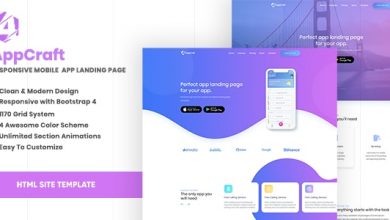 Photo of [Download-S2] AppCraft v1.0 - Creative Template for Mobile App Landing Page