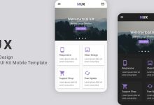 Photo of [Download-S2] MUX v1.0 - Material Design Web App UI Kit Mobile Template