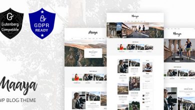 Photo of [Download-S2] Maaya Blog v1.8 - Travel Blog, Personal Blog