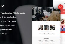 Photo of [Download-S2] Kyata v1.0 - One Page Parallax HTML5 Template