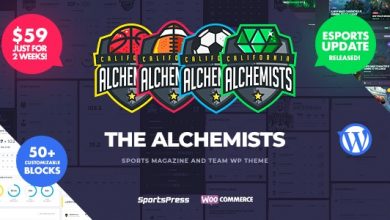Photo of [Download-S2] Alchemists v4.0.2 - Sports, eSports & Gaming Club and News WordPress Theme