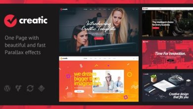 Photo of [Download-S2] Creatic v1.0.0 - One Page Parallax WordPress